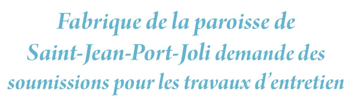 Demande de soumissions