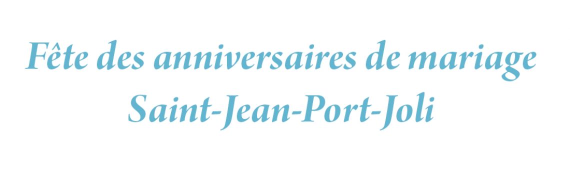 Fête des anniversaires de mariage Saint-Jean-Port-Joli