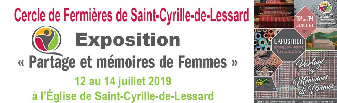 Activités du 175e de Saint-Cyrille-de-Lessard 