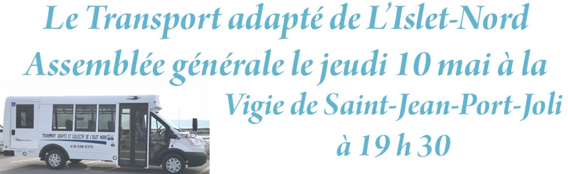 Transport adapté et collectif de L’Islet-Nord