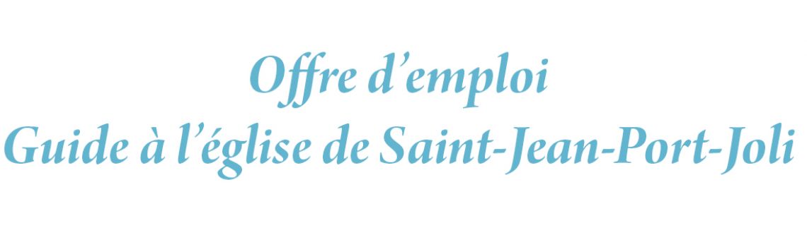 Offre d'emploi