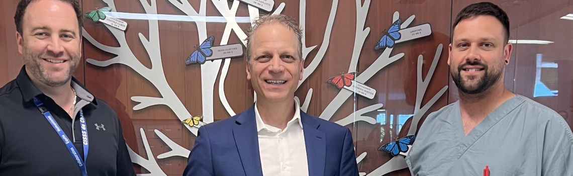 La Clinique de l'audition Bois et Associés audioprothésistes fait un don à l'Hôpital de Montmagny