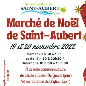 Marché de Noël de Saint-Aubert