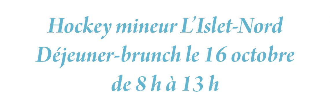 Hockey mineur L’Islet-Nord La saison de hockey débute à Saint-Jean-Port-Joli