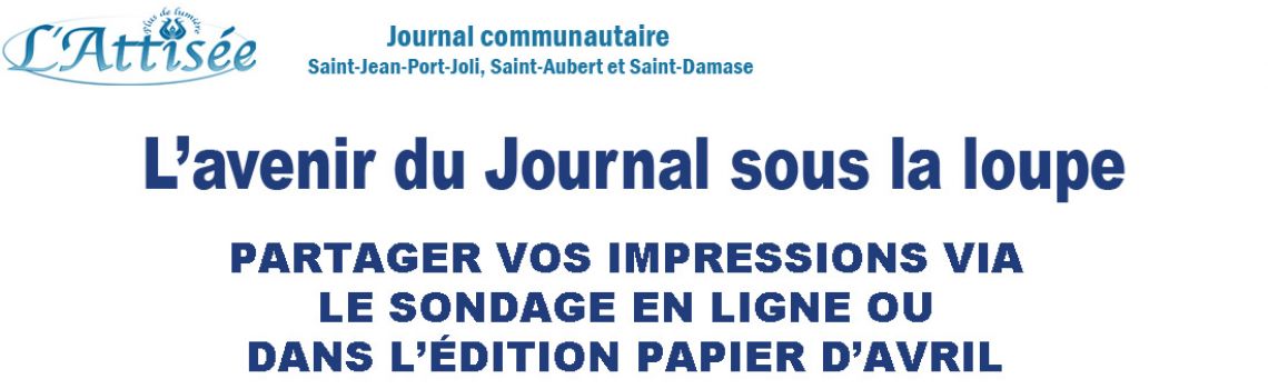 Sondage du journal communautaire L'Attisée