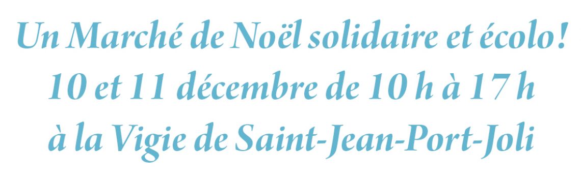Un Marché de Noël solidaire et écolo!