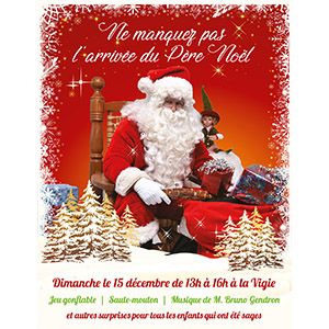 Le dimanche 15 DÉCEMBRE Le Père Noël sera à Saint-Jean-Port-Joli