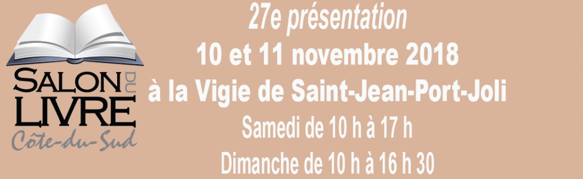 Salon du livre 27e présentation