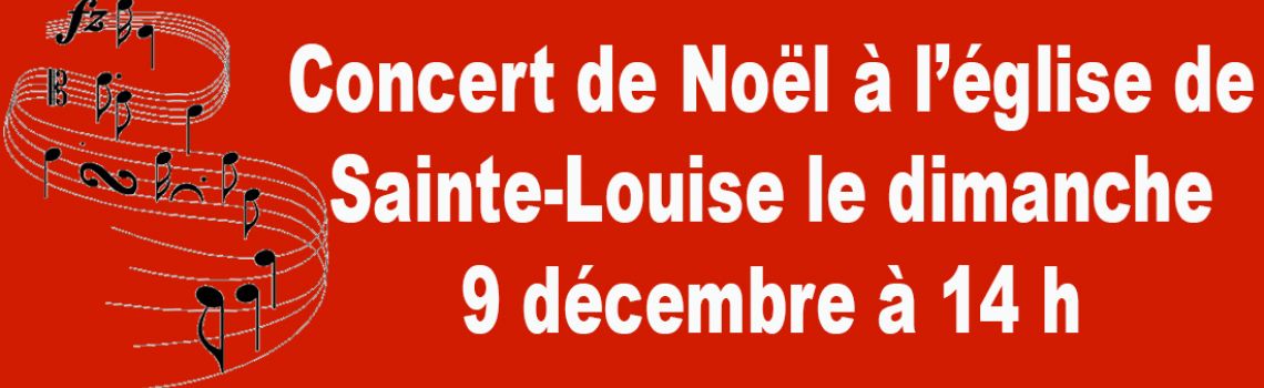 Concert de Noël à Saint-Louise