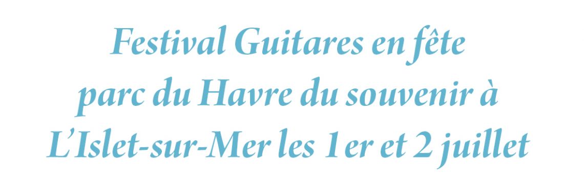 Festival Guitares en fête