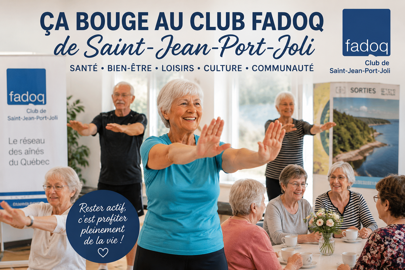Ça bouge au Club FADOQ de Saint-Jean-Port-Joli